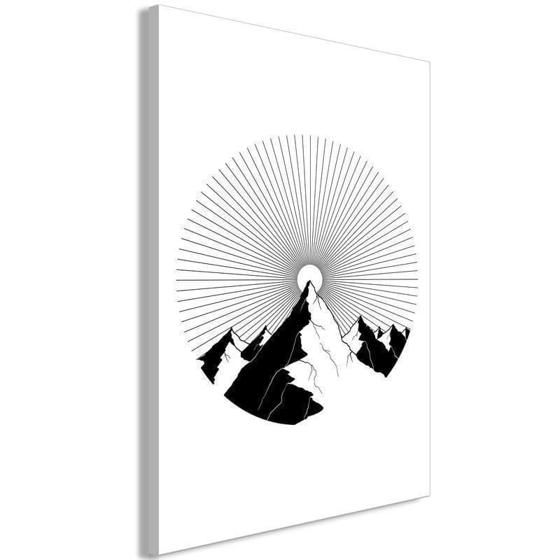 Quadro  Mountain at the Zenith (1 Part) Vertical - 6
