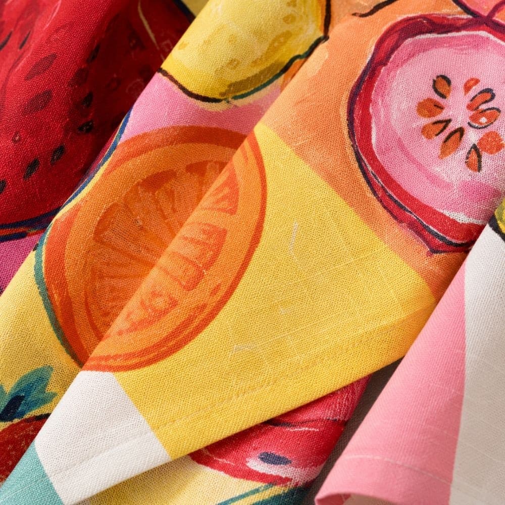 Strofinacci 3 pezzi in cotone Vallesusa Gabel Fruits - 3