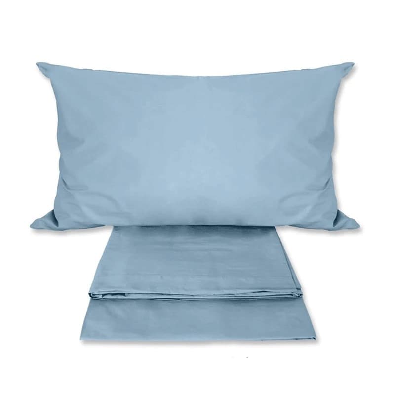 Completo letto singolo tinta unita in cotone Botticelli Home NK - 23
