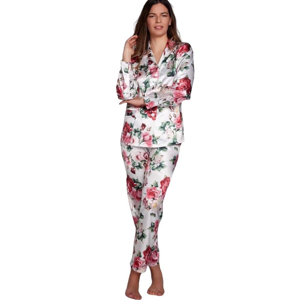 Pigiama donna aperto davanti manica lunga Botticelli Home Sabrina in Pigiami due pezzi Collezione Casa - Trebisacce, commercioVirtuoso.it