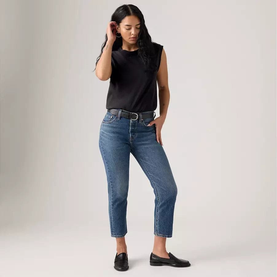 Levi's Jeans donna 501 accorciati A87460001 in Jeans Broadway Red - Barletta, commercioVirtuoso.it