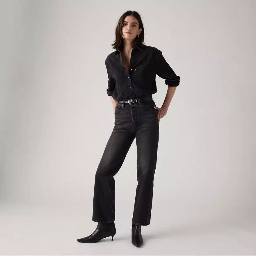 Levi's Jeans donna Ribcage Straight Alla Caviglia 726930257 in Jeans Broadway Red - Barletta, commercioVirtuoso.it