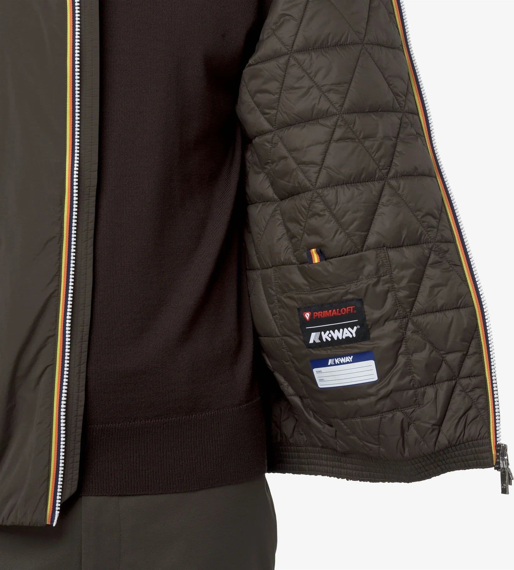 K-WAY Jack plain warm capospalla uomo. in Giacche Broadway Red - Barletta, commercioVirtuoso.it