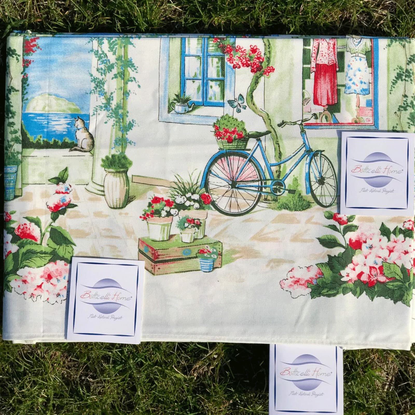 Tovaglia in cotone Botticelli Home Biciclette - 6