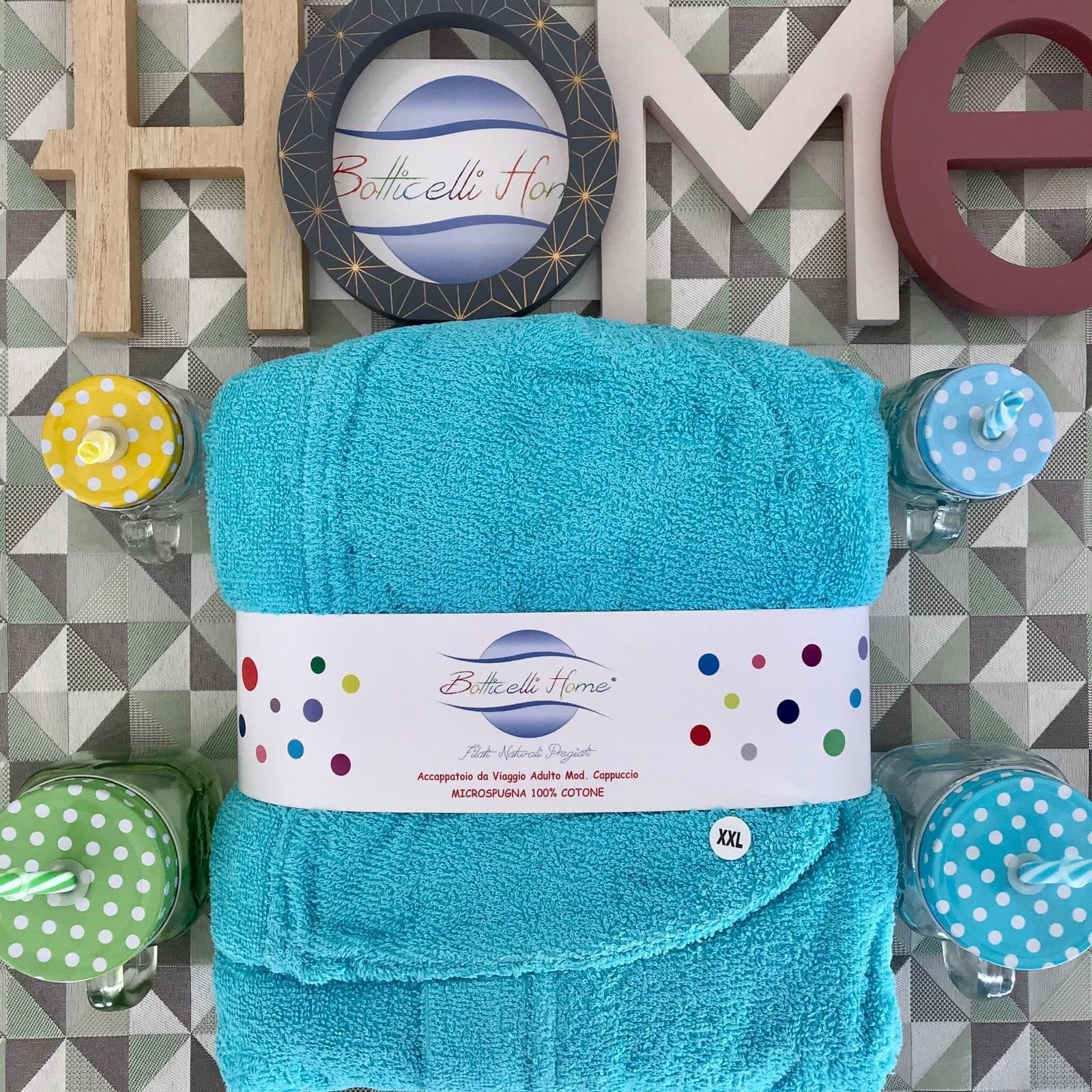 Accappatoio Unisex Botticelli Home in Microspugna di Puro Cotone Ponza - 20