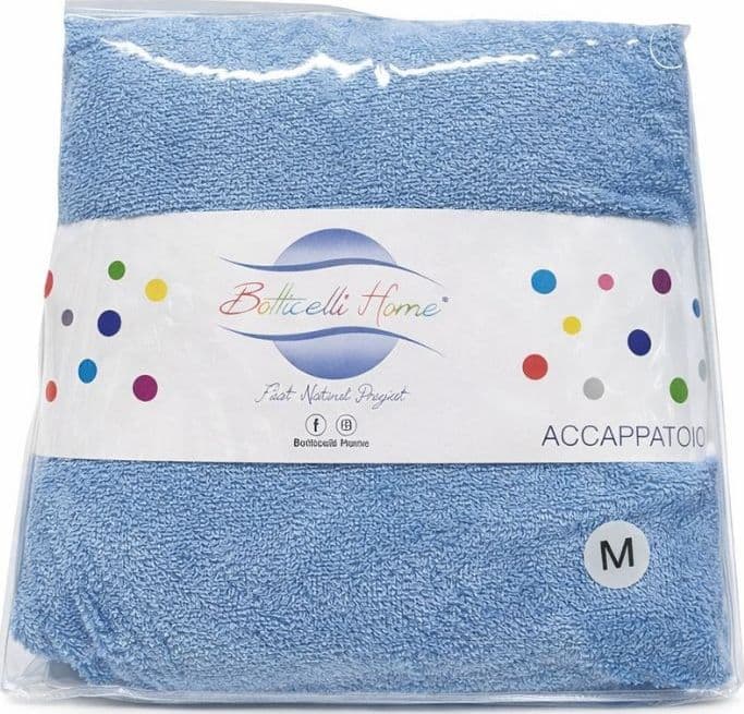 Accappatoio Unisex Botticelli Home in Microspugna di Puro Cotone Ponza - 14