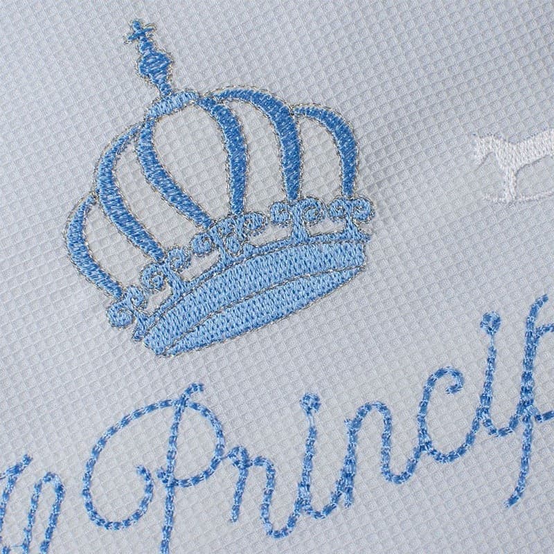 Sacco Nascita Neonato in Puro Cotone Il Principino - 3
