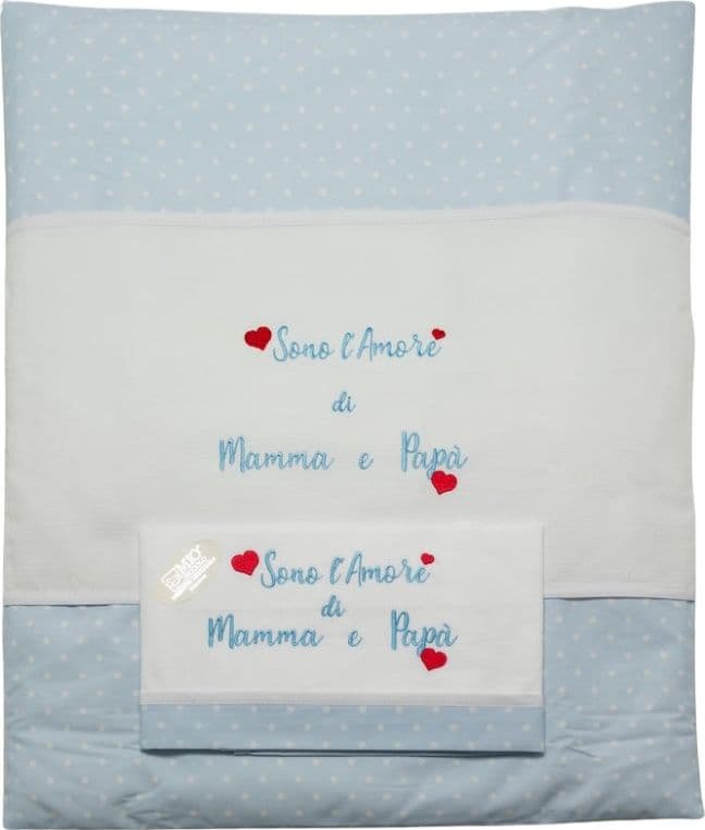 Copripiumino culla neonato Sono l'amore di mamma e papà - 3
