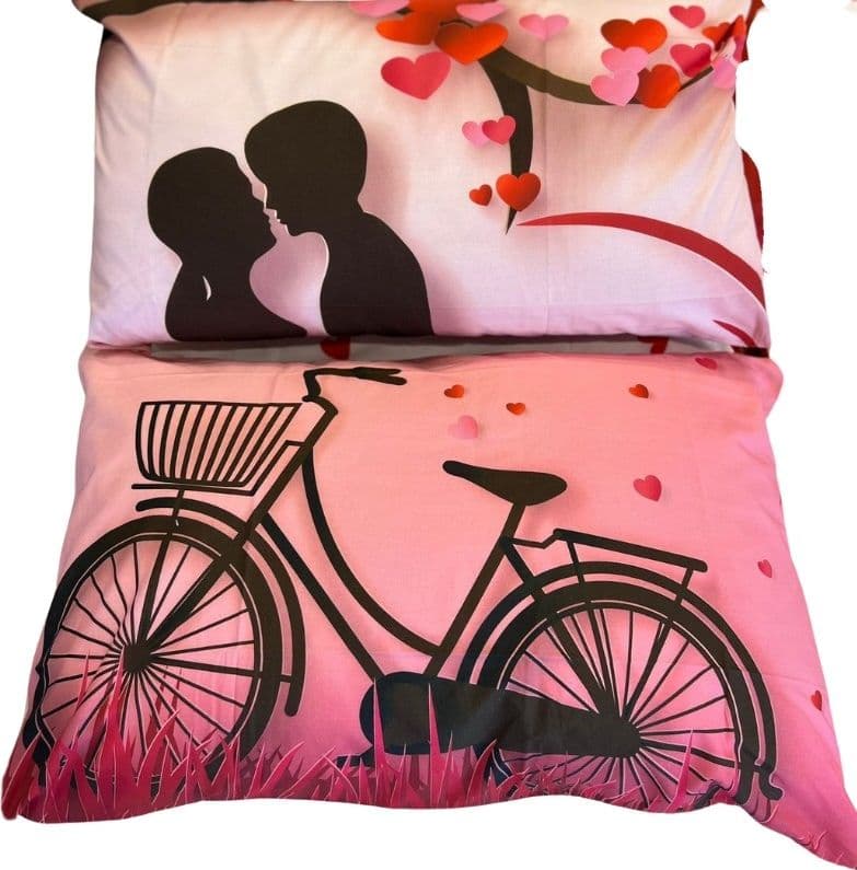 Coppia Federe Cuscino Botticelli Home Romantic con Stampa Digitale