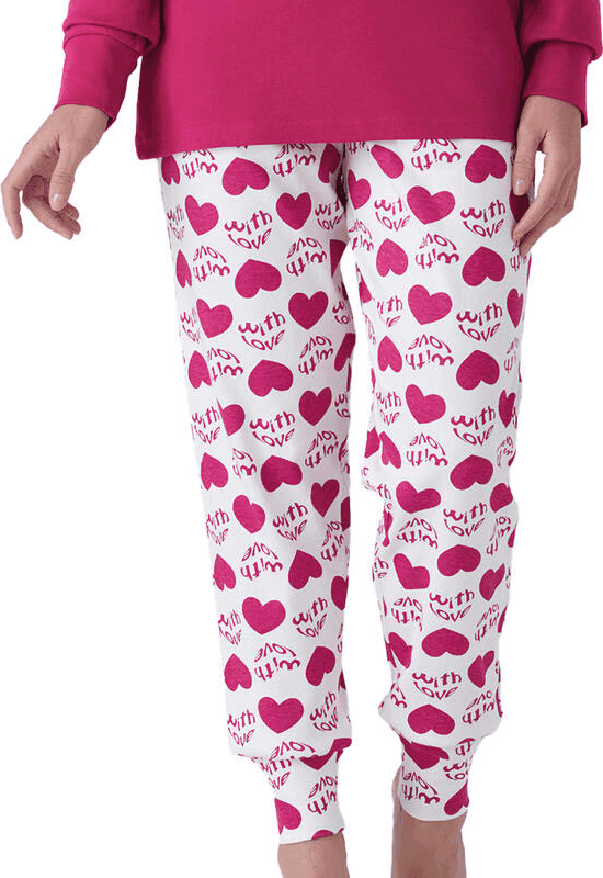 Pigiama donna caldo cotone Karel Love in Pigiami due pezzi Collezione Casa - Trebisacce, commercioVirtuoso.it