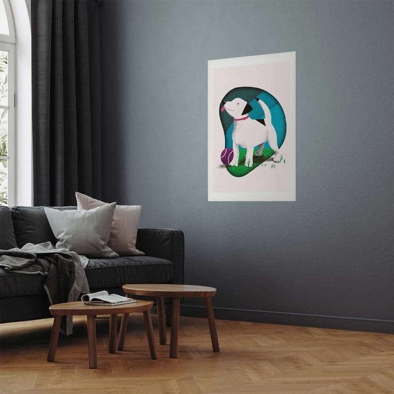 Poster - Dog and Ball - 12