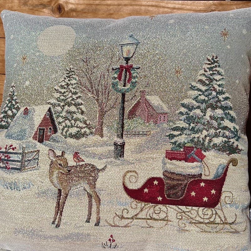 Cuscino arredo natalizio Happy Christmas Botticelli Home - 2