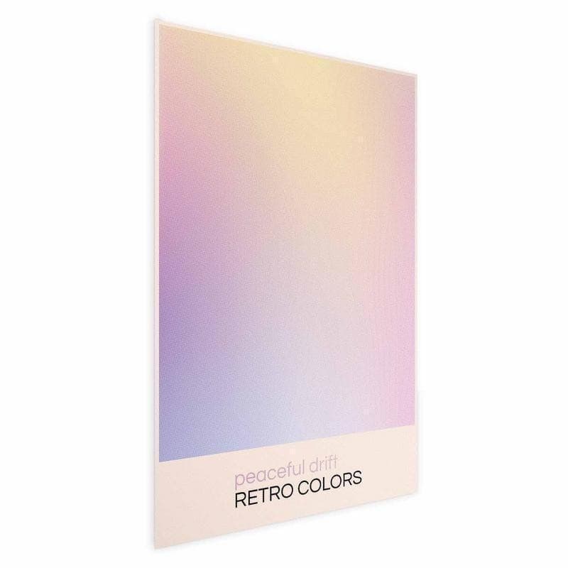 Poster - Peaceful Drift - Delicate Pastel Shades Creating a Harmonious Whole - 15