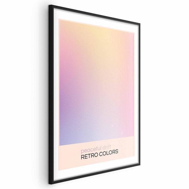 Poster - Peaceful Drift - Delicate Pastel Shades Creating a Harmonious Whole - 17