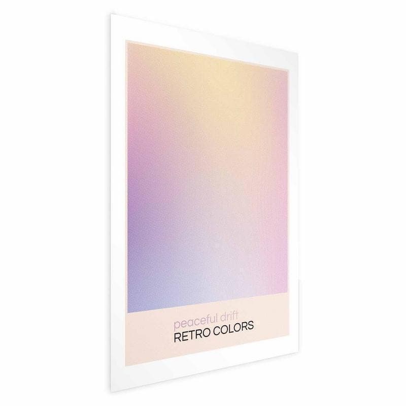 Poster - Peaceful Drift - Delicate Pastel Shades Creating a Harmonious Whole - 16