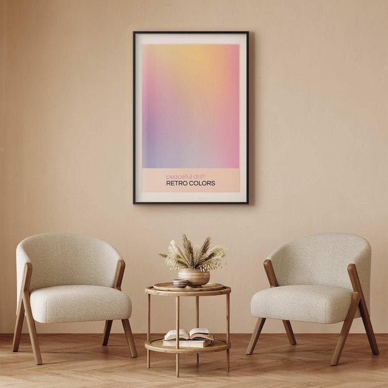 Poster - Peaceful Drift - Delicate Pastel Shades Creating a Harmonious Whole - 11