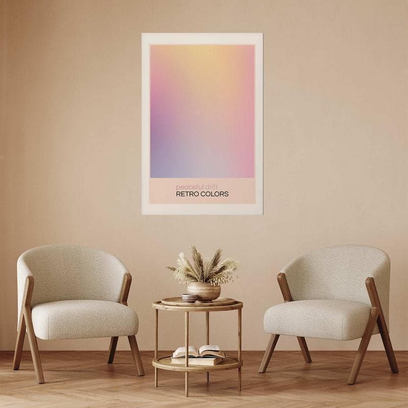 Poster - Peaceful Drift - Delicate Pastel Shades Creating a Harmonious Whole - 12