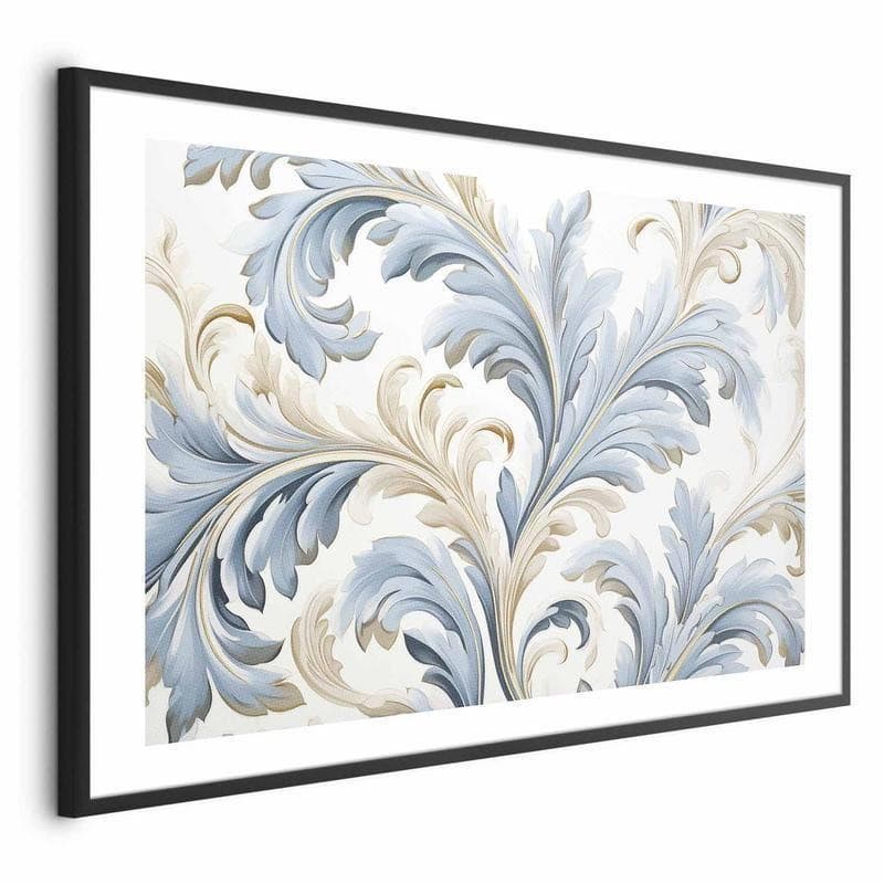 Poster - Baroque Vines in Light Colors - 16