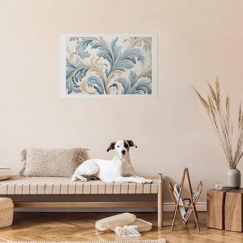 Poster - Baroque Vines in Light Colors - 12