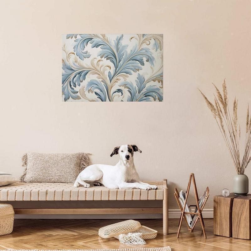 Poster - Baroque Vines in Light Colors - 7