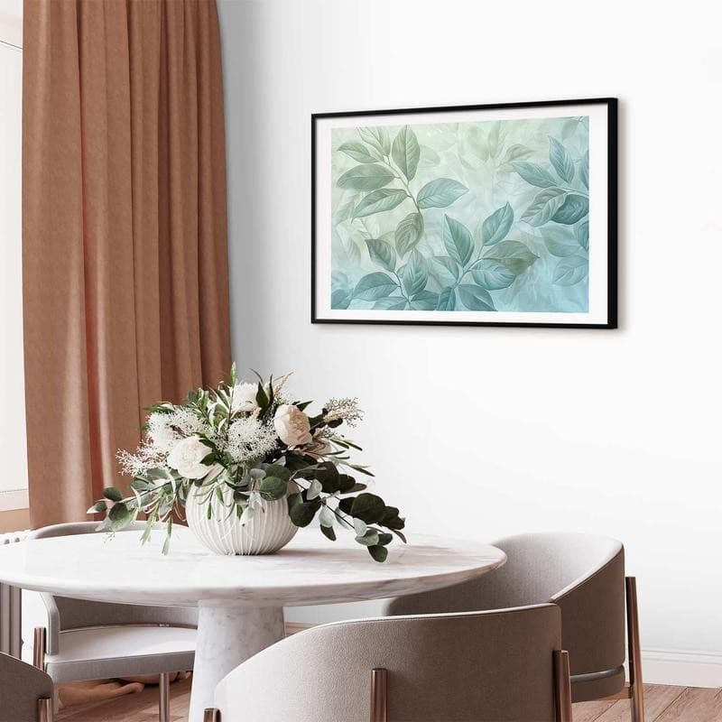 Poster - Mint Leaves - large botanical motif - 11