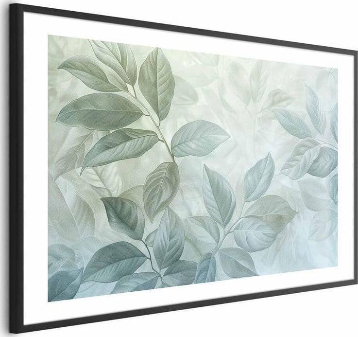 Poster - Mint Leaves - large botanical motif - 5