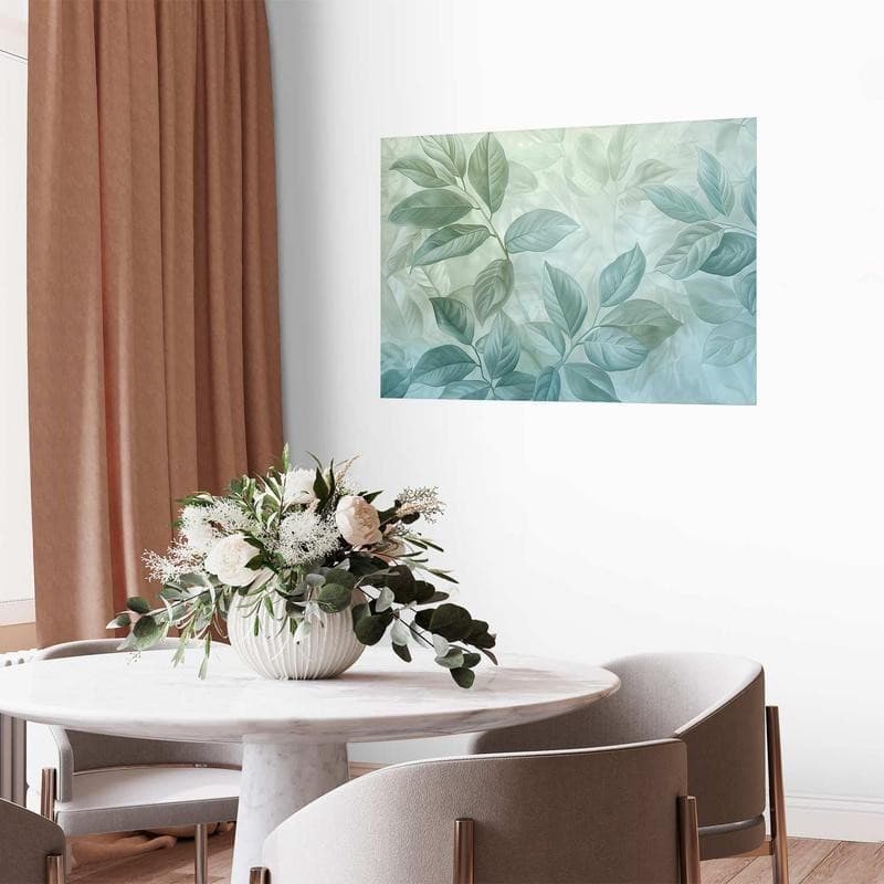 Poster - Mint Leaves - large botanical motif - 7