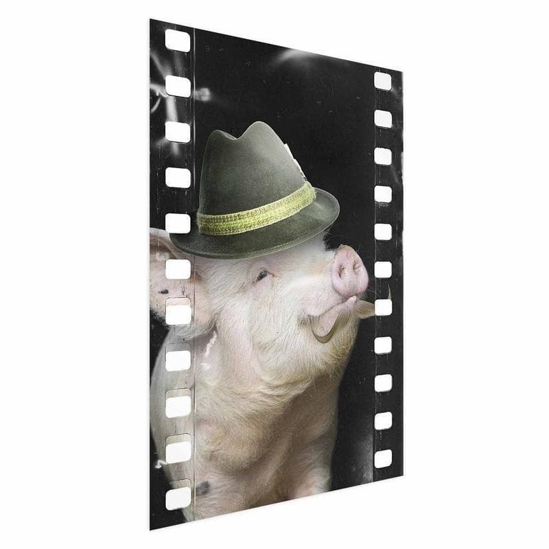 Poster - Pig with a Mustache - 15