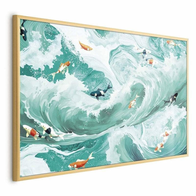 Poster - Fish and Waves - 16