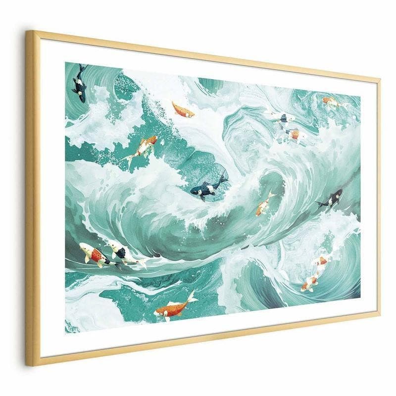 Poster - Fish and Waves - 17