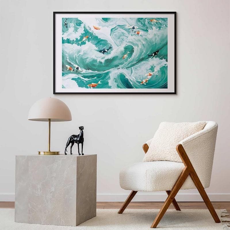Poster - Fish and Waves - 11