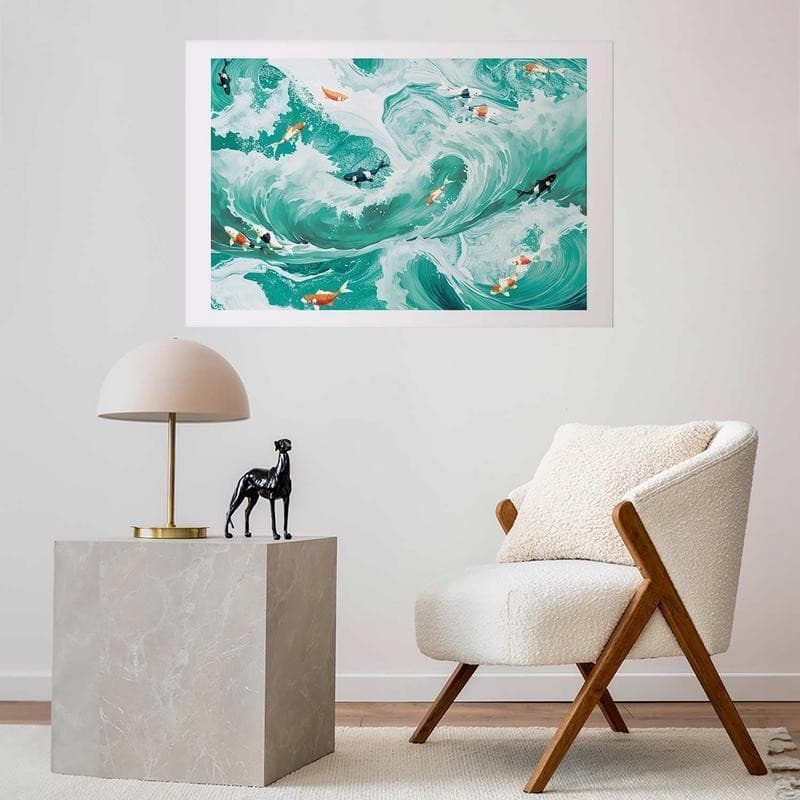Poster - Fish and Waves - 12