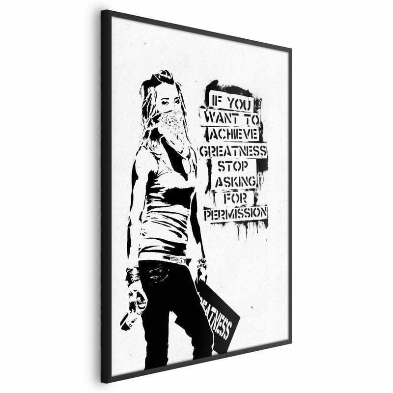 Poster - Girl with Graffiti - 16