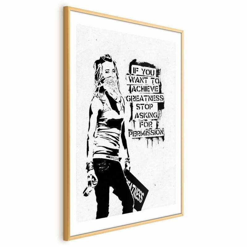Poster - Girl with Graffiti - 17