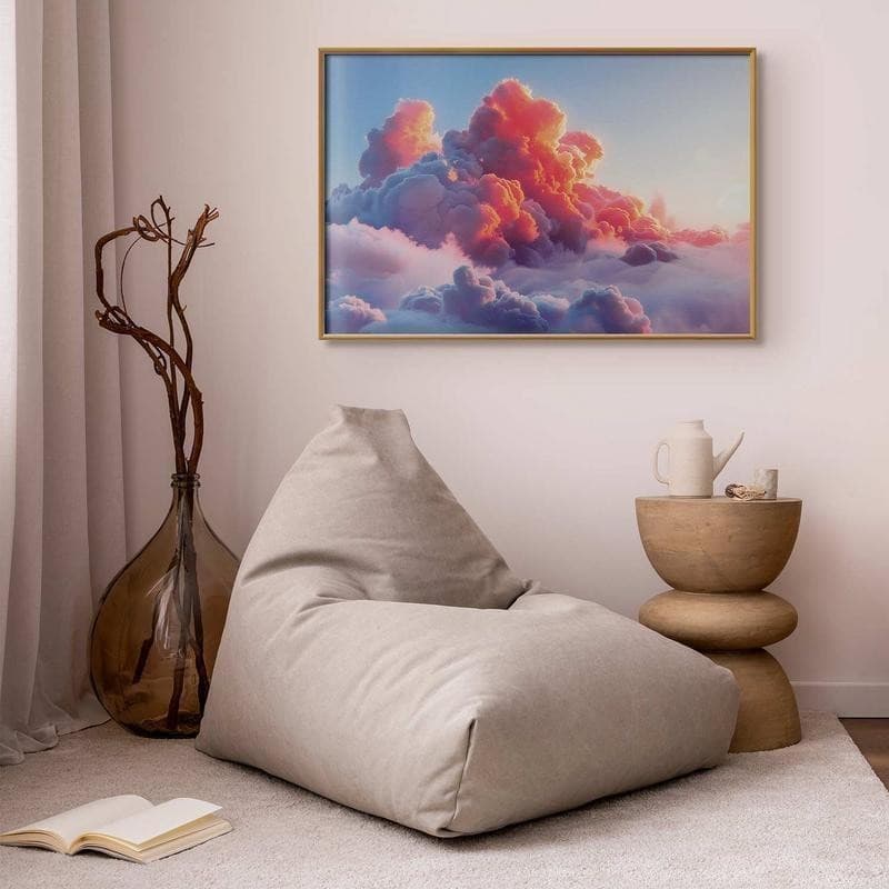 Poster - Dusk Spectacle: Clouds in Shades of Pink and Purple - 9