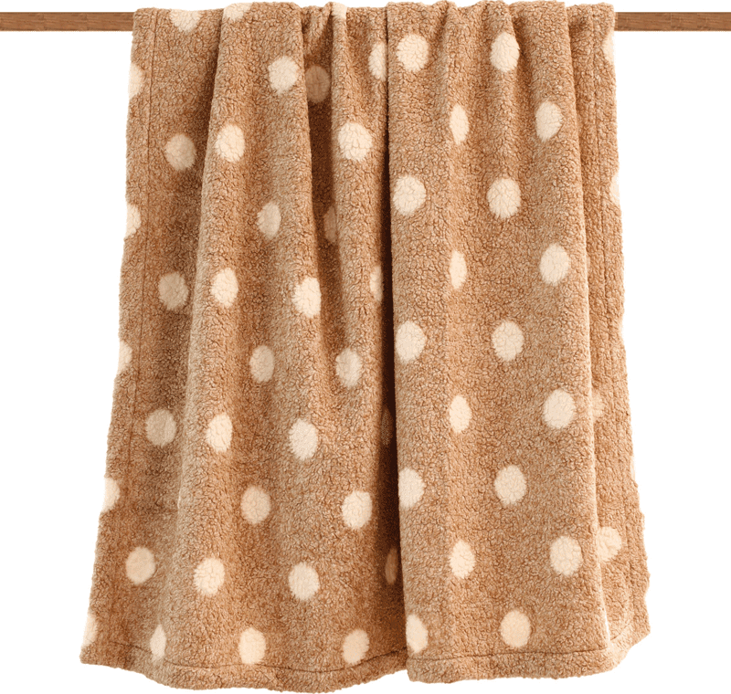 Plaid in pelliccia ecologica Nilde - 2