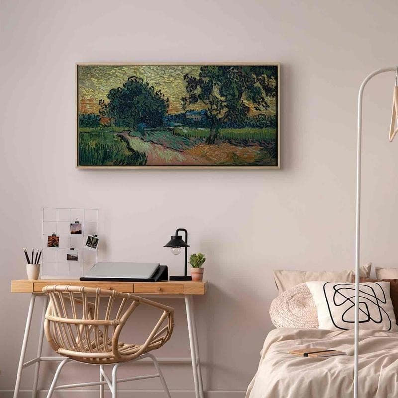 Quadro - Landscape with the Chateau of Auvers at Sunset (Vincent Van Gogh) - 11
