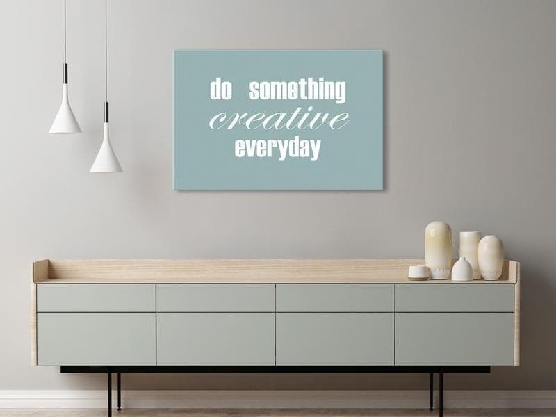 Quadro - Do Something Creative Everyday (1 Part) Wide - 2