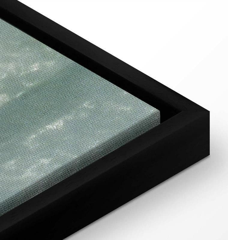 Quadro - Retro Landscape Grove Trees and Pond in Patinated Shades of Green - 14