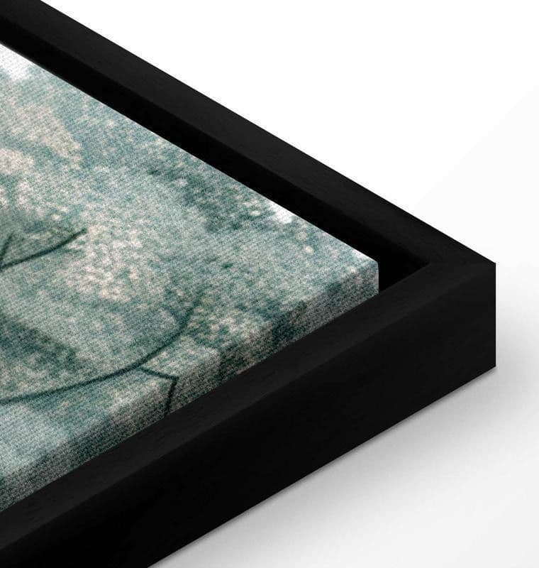 Quadro - View of the Park and Lake Retro Vintage Landscape in Greens - 14