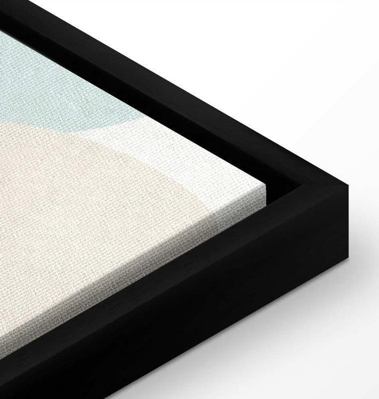 Quadro - Cloudy Night Sky - Moons in Brown and Beige Hues Among Clouds and Numerous Little Stars on a Light Background - 14