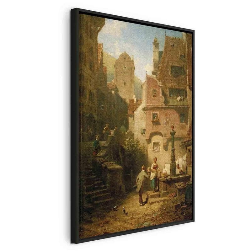 Quadro - Well-Wisher Presenting Flowers (Carl Spitzweg) - 23