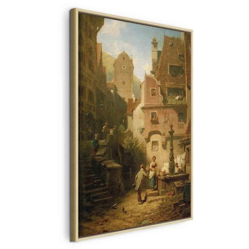 Quadro - Well-Wisher Presenting Flowers (Carl Spitzweg) - 24