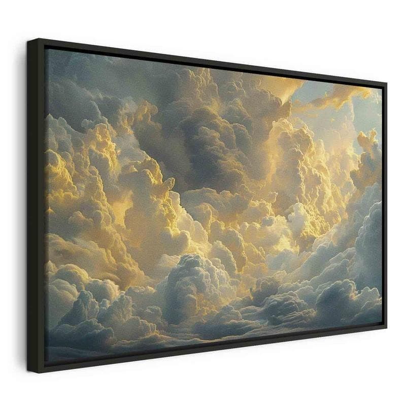 Quadro - Last Breath of the Day: Clouds Illuminated by Evening Glow - 21