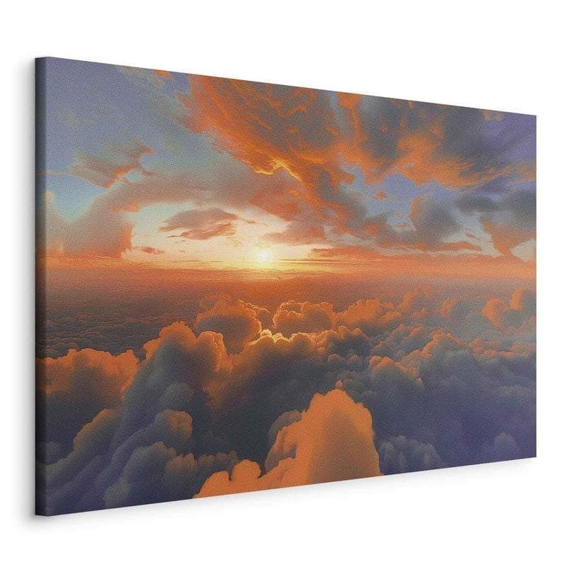 Quadro - When Dawn Tickles the Clouds: A Spectacle of Colors on the Morning Sky - 20