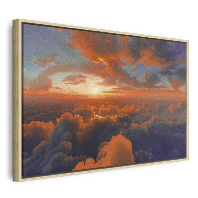 Quadro - When Dawn Tickles the Clouds: A Spectacle of Colors on the Morning Sky - 21