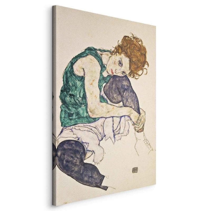 Quadro - Seated Woman with Legs Drawn Up - 22