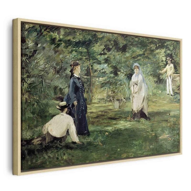 Quadro - La Partie de croquet à Paris (Edouard Manet) - 23