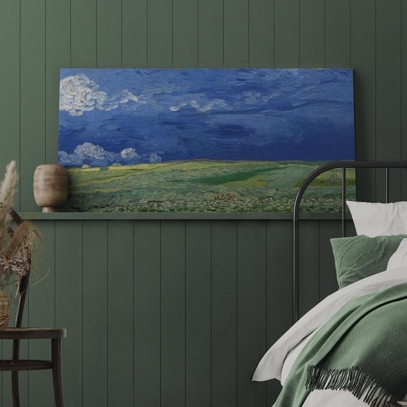 Quadro - Wheatfield under Thunderclouds - 4