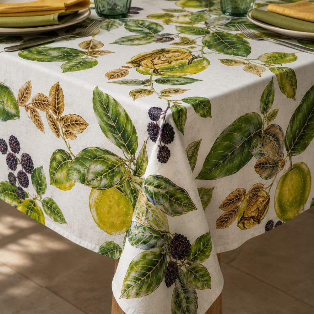 Tovaglia da tavolo con tovaglioli Botticelli Home Mirtilli - 3
